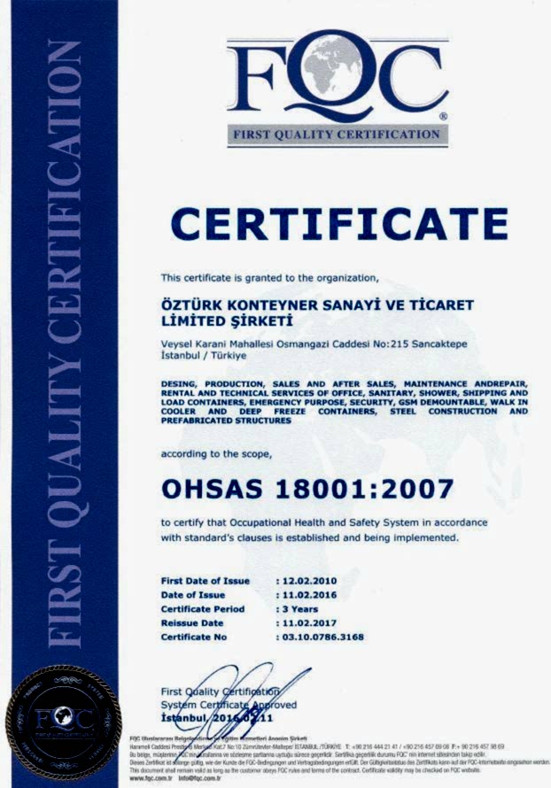 OHSAS - 18001 - 2007
