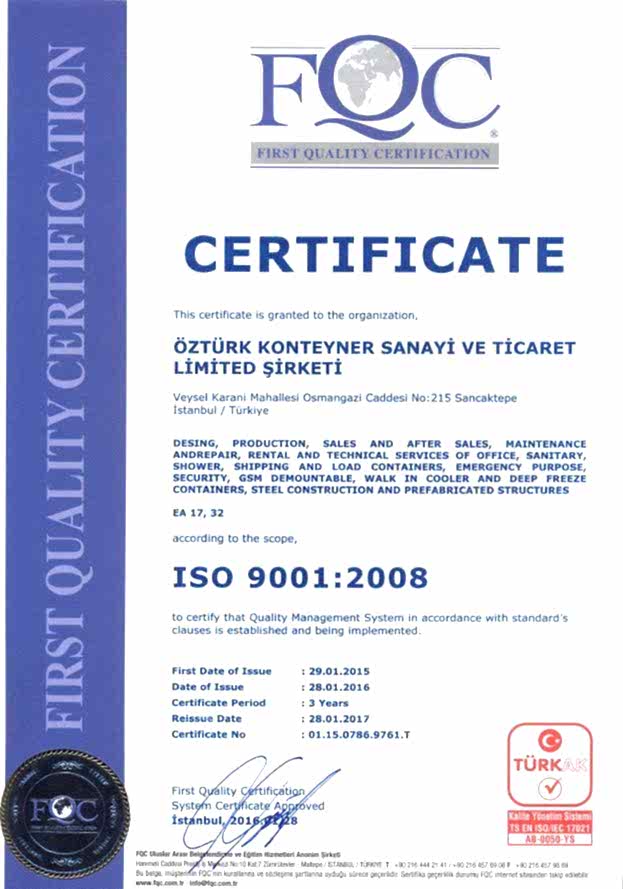 ISO 9001 -2008